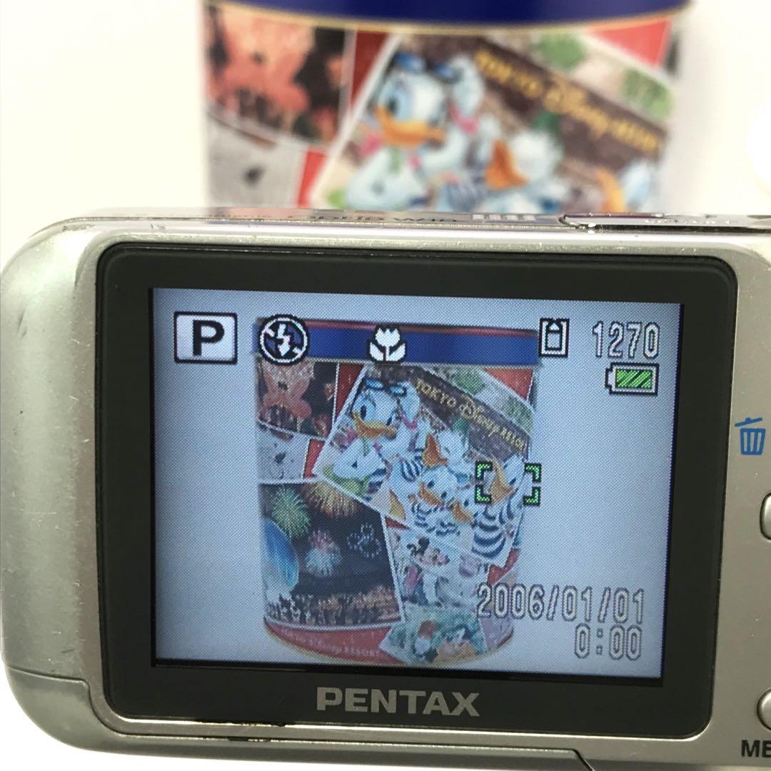 実写美⭕️【動作確認済】PENTAX　防水デジカメ Optio W10 実写美⭕️【動作確認済】PENTAX 防水デジカメ Optio W10 - メルカリ