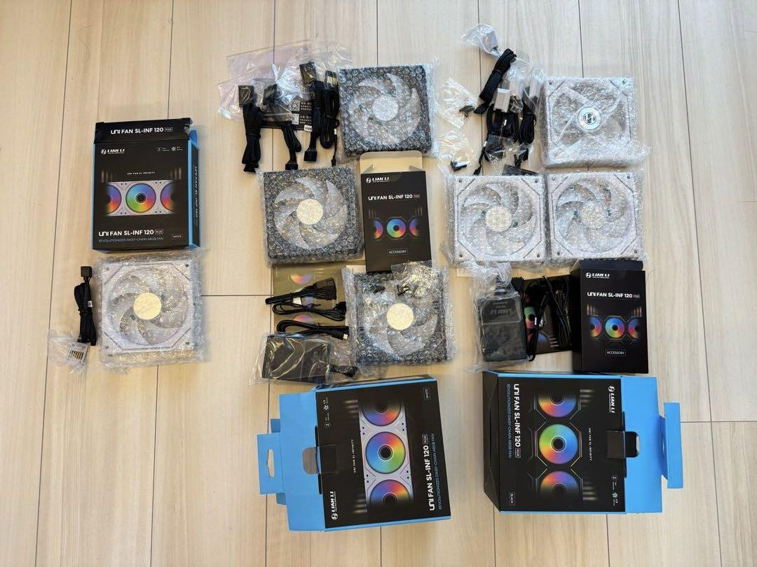 PC用ファン・クーラー Lian Li Uni Fan SL-INF 120/STRIMER PLUS