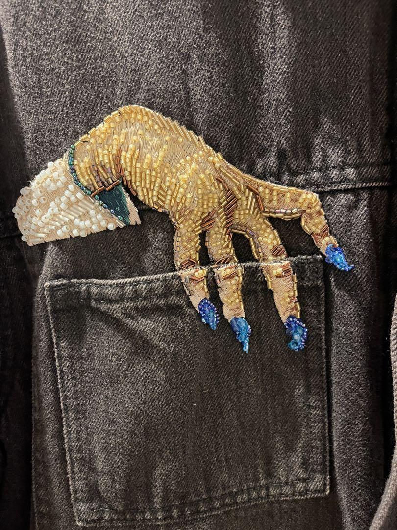 仁　UNDERCOVER 23AW HAND Denim Jacket