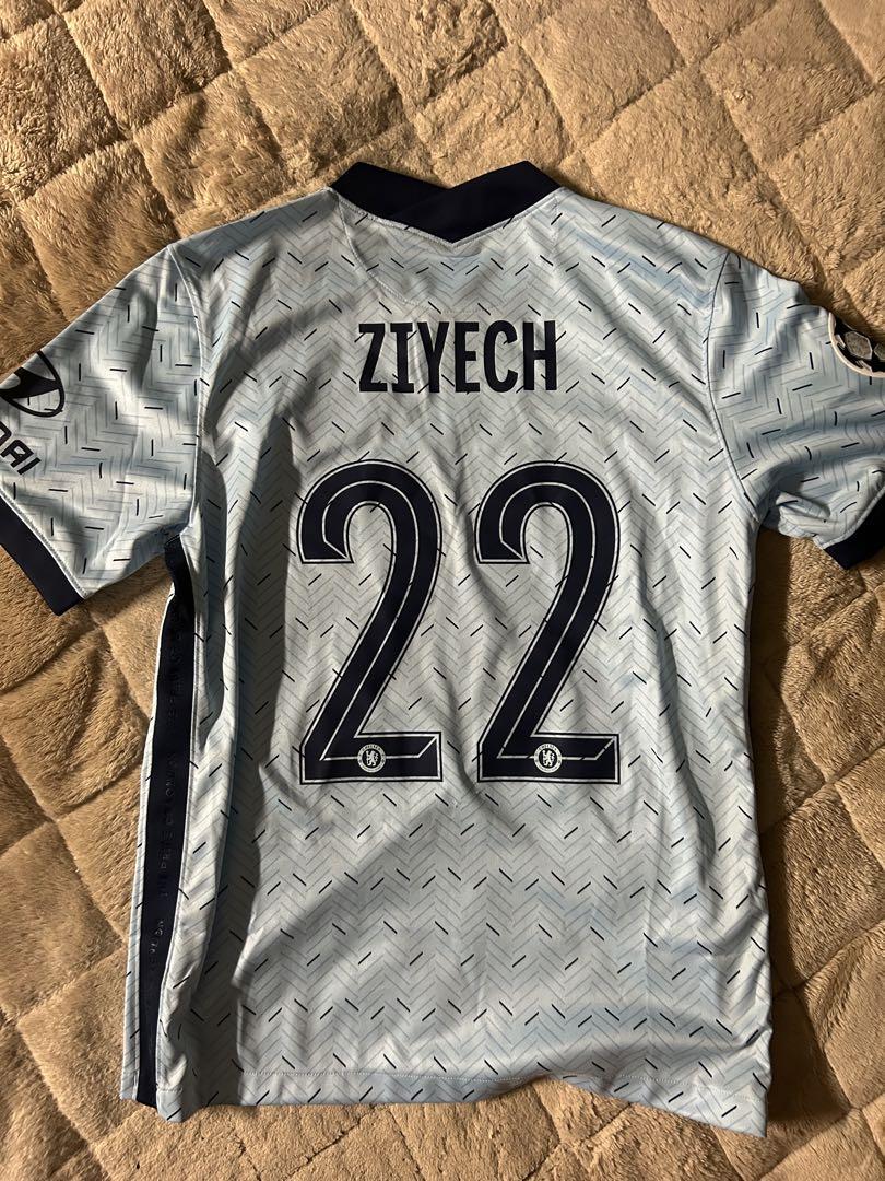 チェルシー Ziyech 22番 シャツ 水色