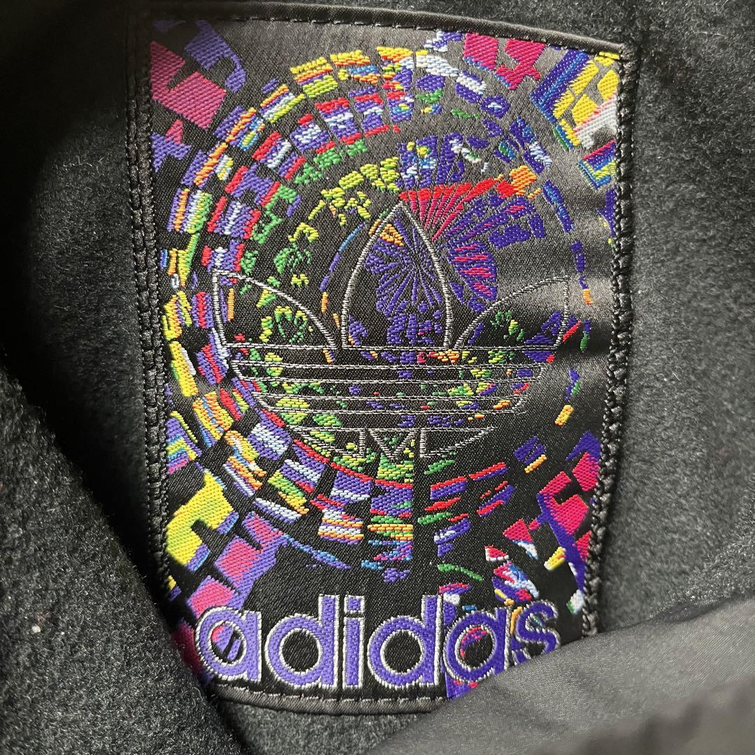古着 adidas デサント ハーフジップ