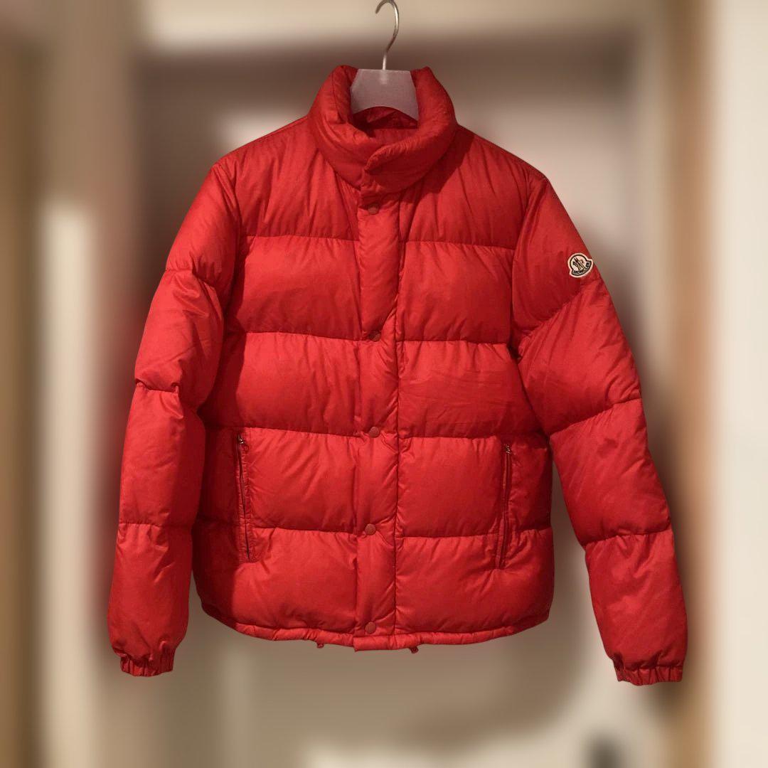 MONCLER 赤 ダウンジャケット サイズ1 モンクレール MONCLER ダウンジャケット 赤