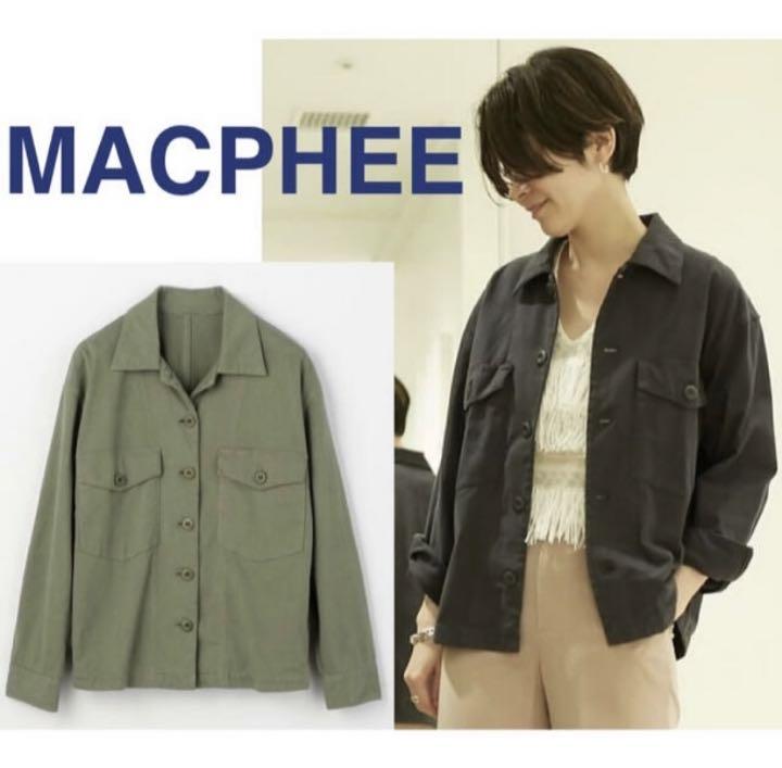 未使用トゥモローランドmacpheeマカフィーコットンミリタリージャケットカーキ 特選品 ミニタリー ジャケット アノラック 値下中 トゥモローランド WOOLRICH ミリタリージャケット