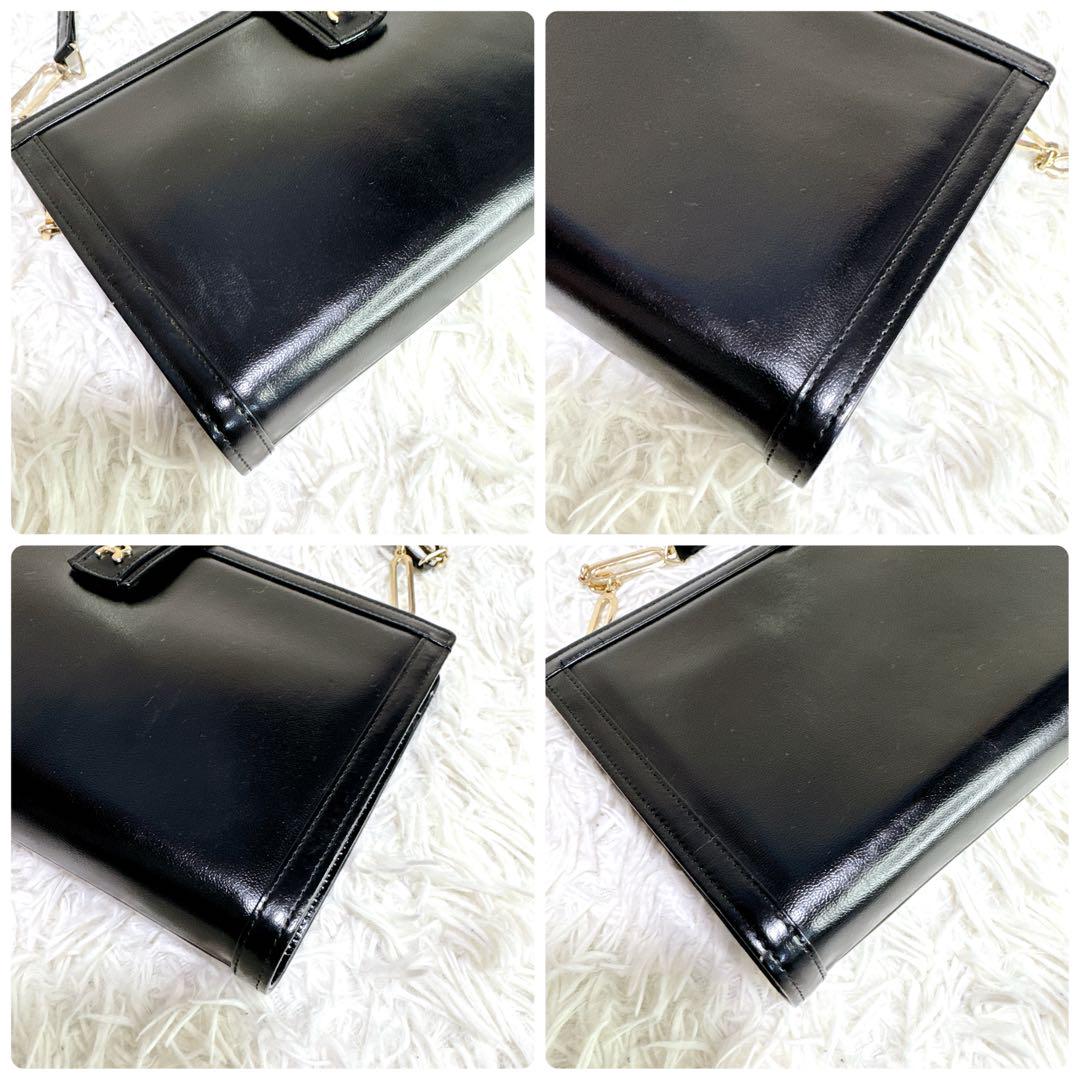 海外限定スパイク販売 ロベルタディカメリーノ がま口 本革 金具 2way フォーマル バッグ