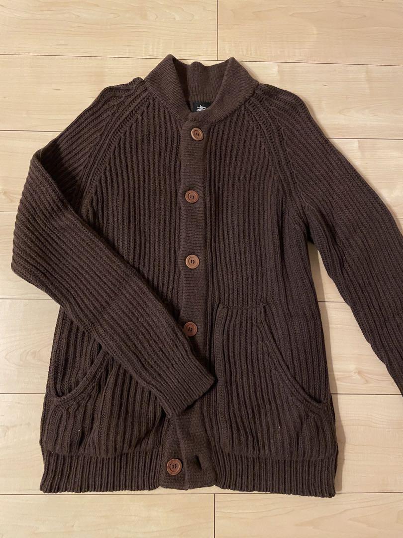 stussy ニット　ブラウン