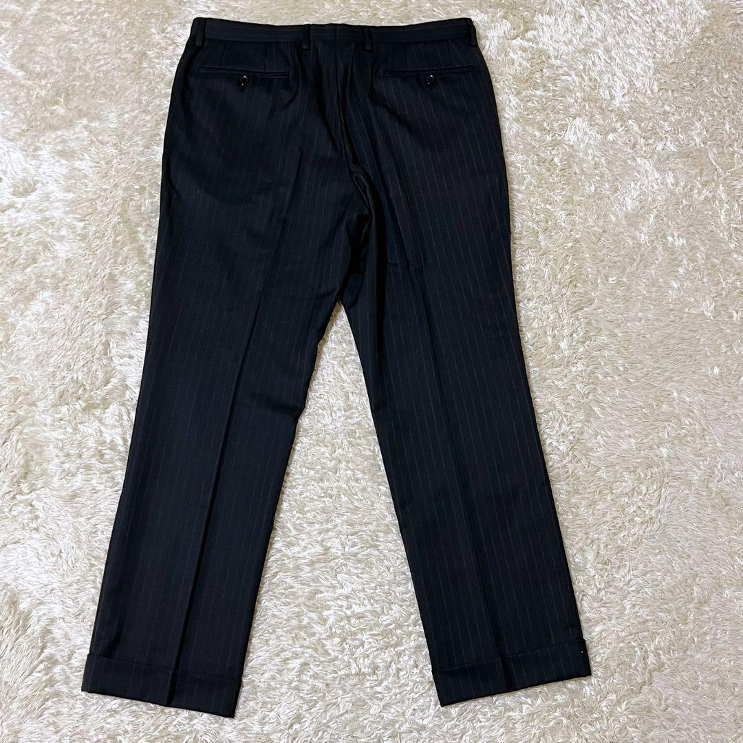 ✨美品✨ green label relaxing スーツ ネイビー シルク混