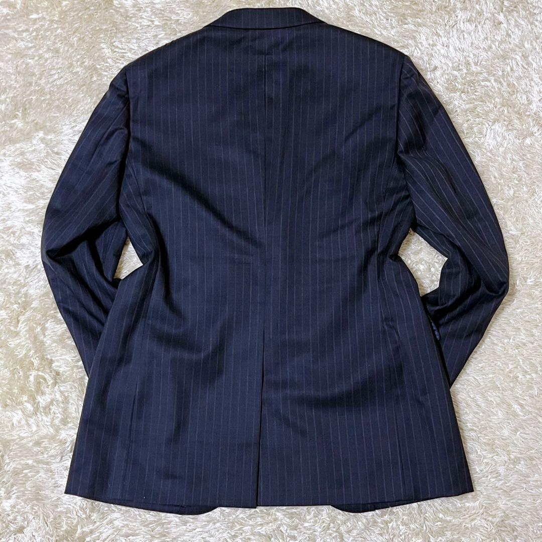 ✨美品✨ green label relaxing スーツ ネイビー シルク混
