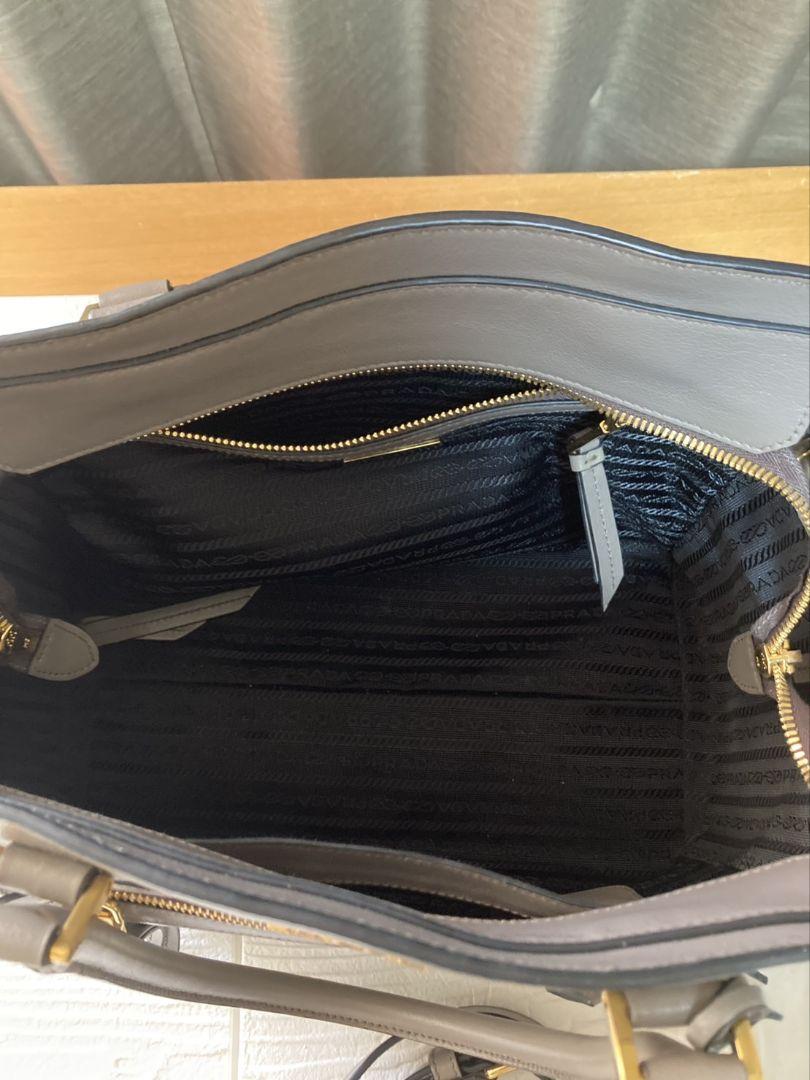 プラダ PRADA レザー ハンドバッグ ショルダーバッグ美品
