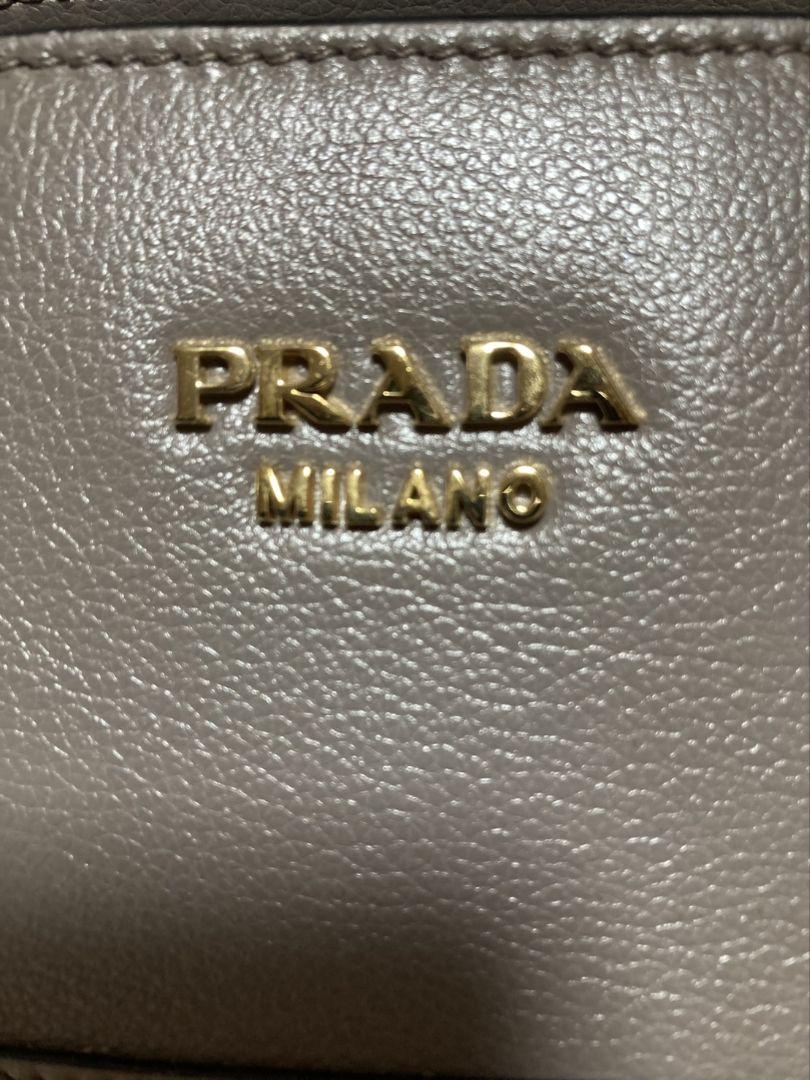 プラダ PRADA レザー ハンドバッグ ショルダーバッグ美品