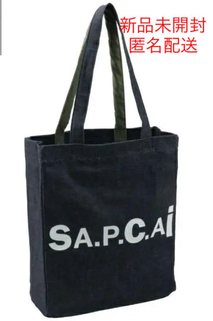 新品未開封◎A.P.C.×sacai/アーペーセー×サカイ トートバッグカーキ