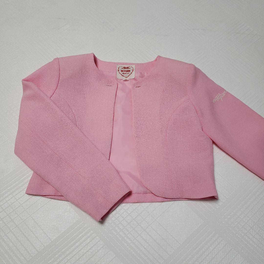 ☆美品☆ メゾピアノ　ワンピース ジャケット セットアップ　セレモニー 120