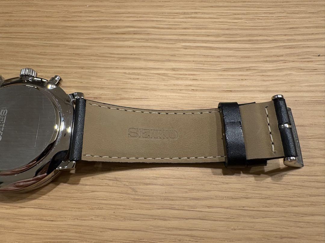 SEIKO クロノグラフ 時計 ホワイト
