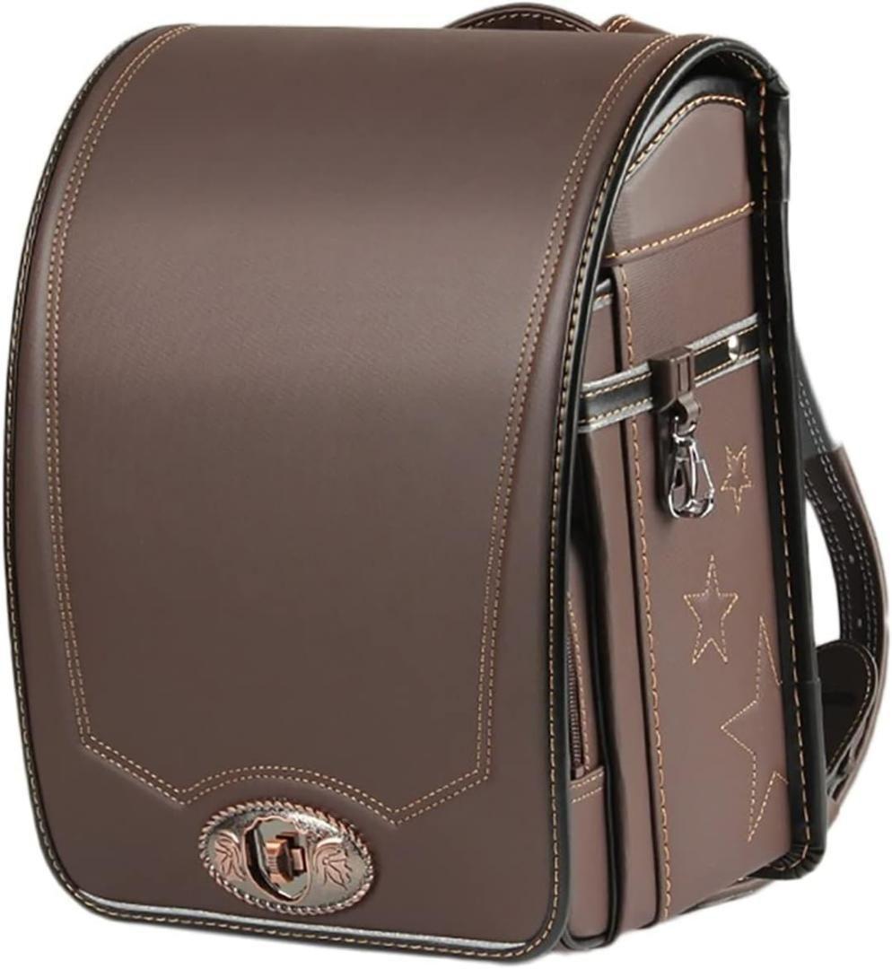 【新品未使用】ランドセル 男の子 女の子 大容量 入学 お祝い 小学生 ブラウン