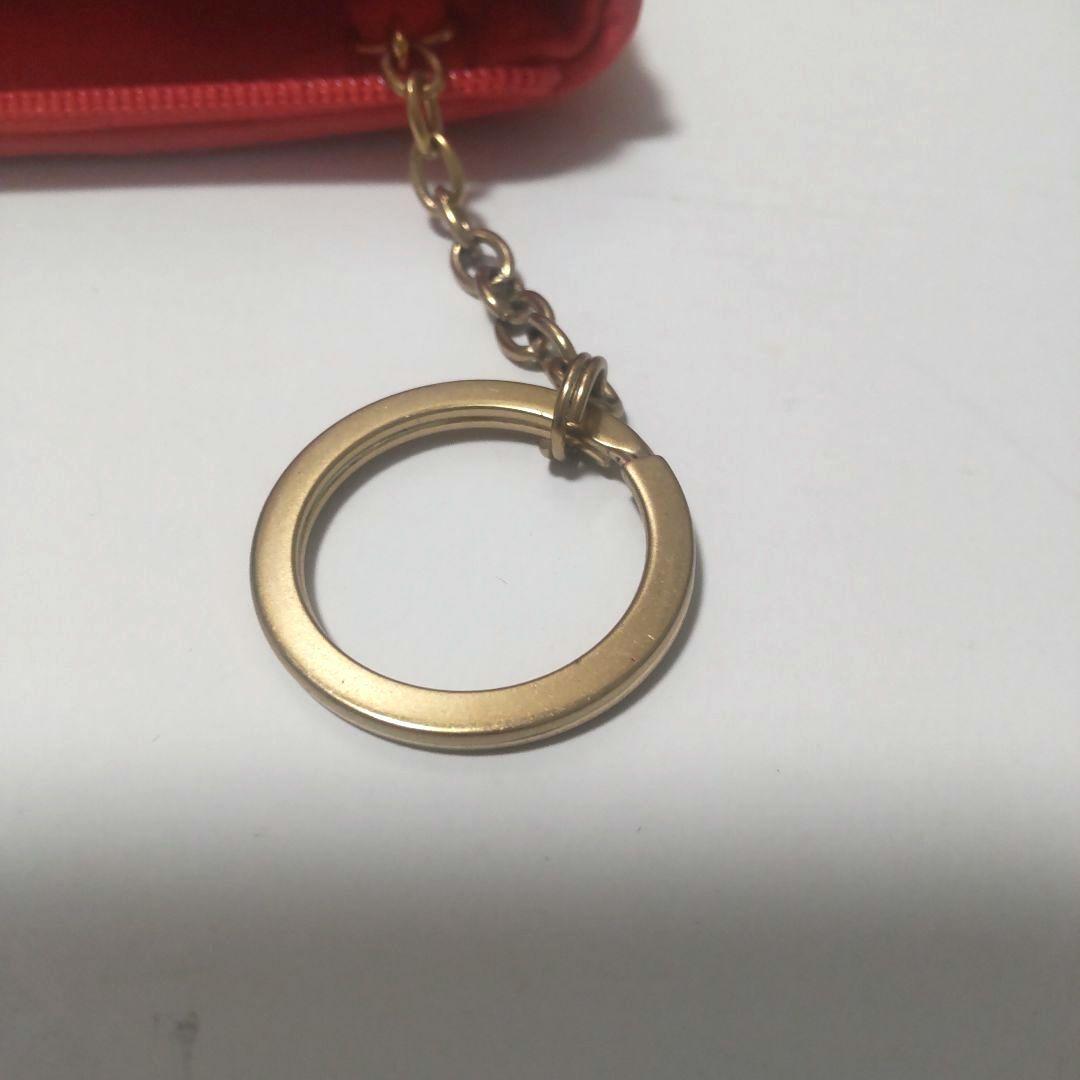 美品 コーチCOACH 財布 キーキング付きコインケース 小銭入れ