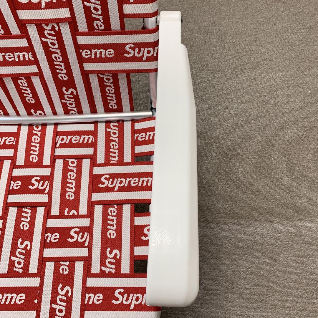 Supreme LAWN CHAIR RED シュプリーム パイプ椅子 折り畳み