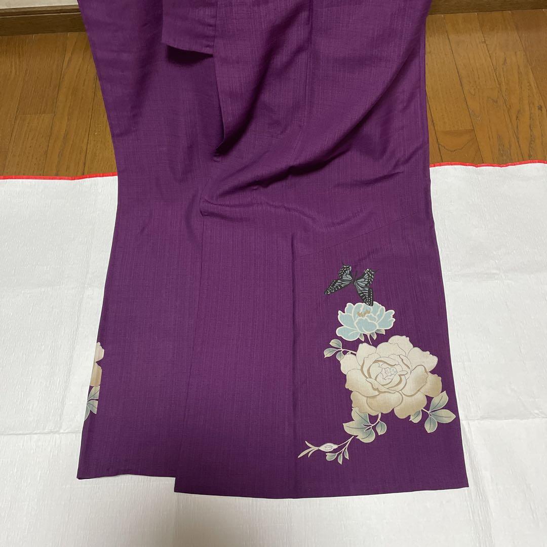 単衣　セオα  浴衣　撫松庵　夏着物