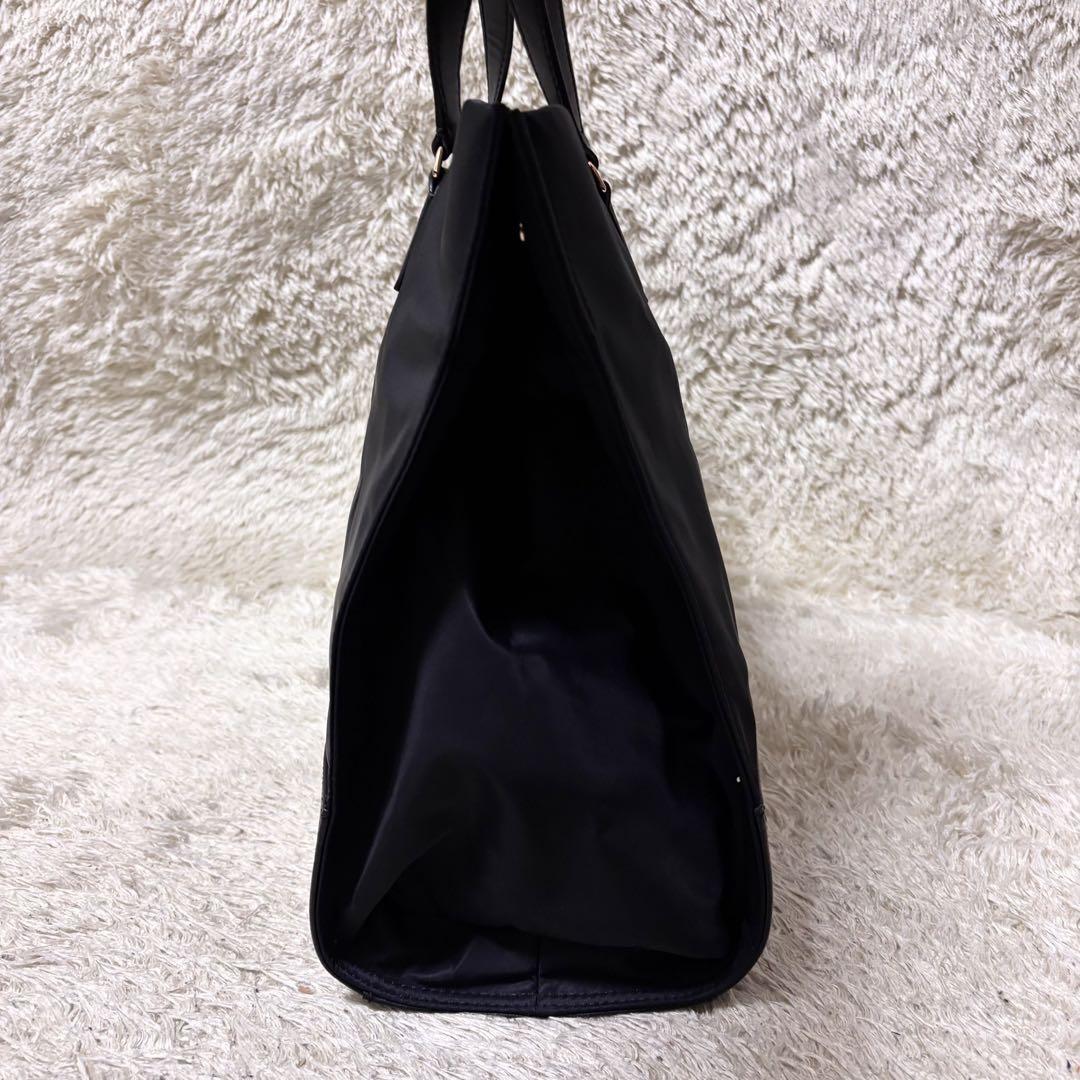 美品】トリーバーチ トートバッグ ナイロン A4 大きめ ネイビー
