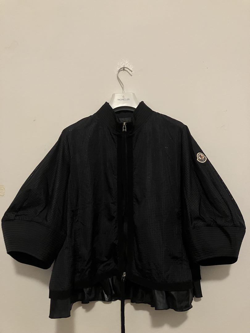 Moncler モンクレール　デザインが可愛い七分袖薄手ナイロンジャケット