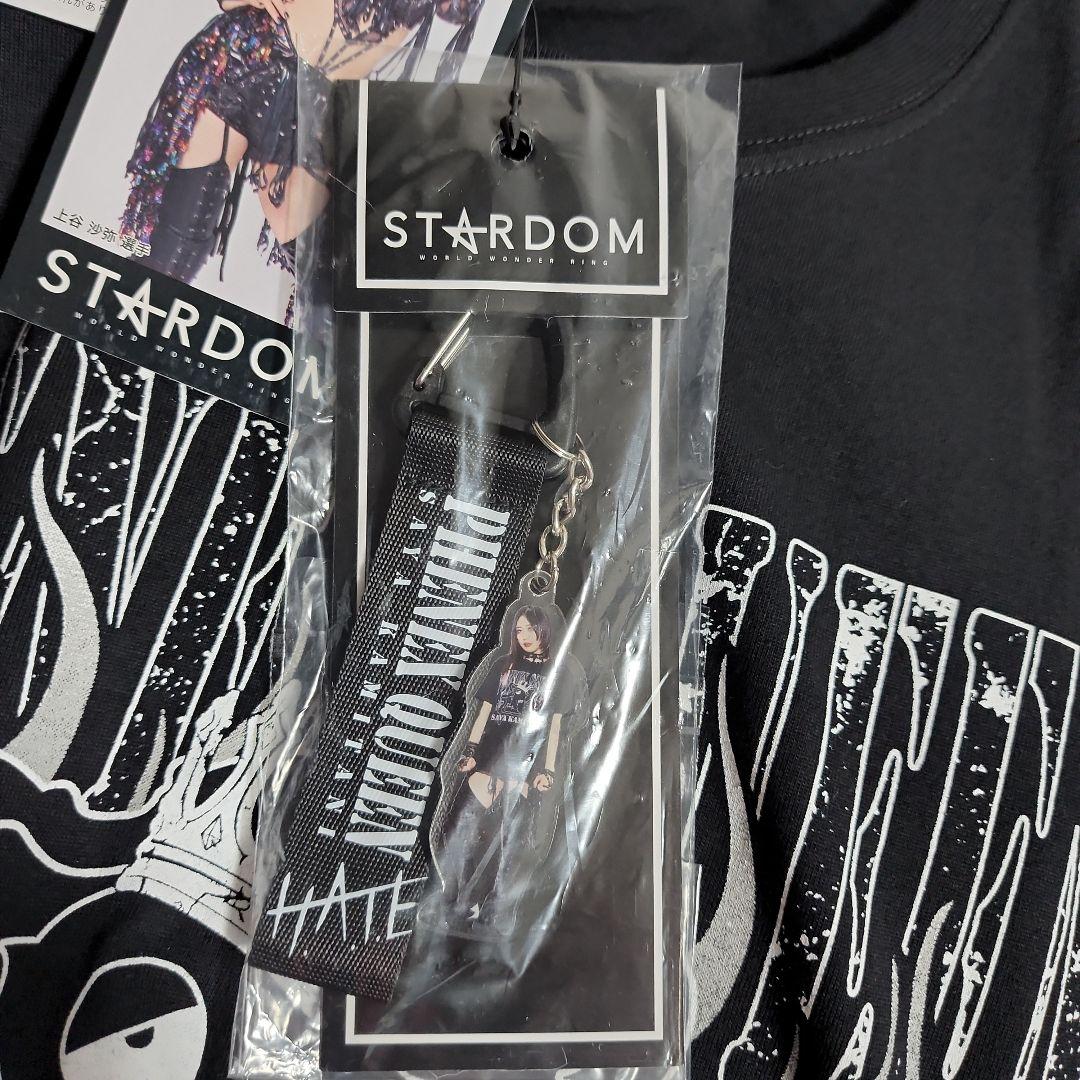 STARDOM 上谷沙弥Tシャツ PHENEX QUEEN ストラップ付き 新品