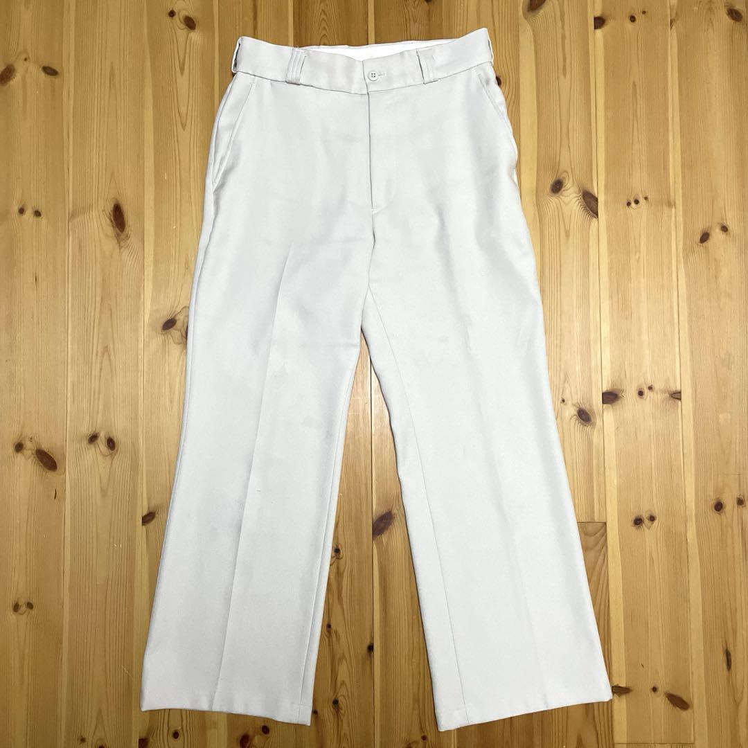 シンゾーン shinzone センタープレスパンツ アイボリー スラックス 38