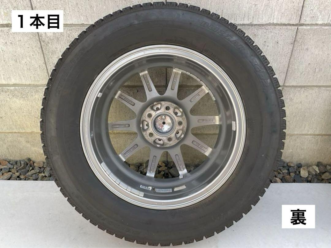 スタッドレスタイヤ　１９５／６５R１５  PCD１００／５H ５０系プリウスなど