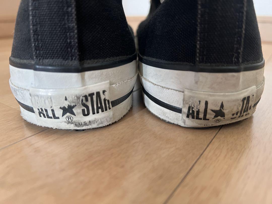 80's CONVERSE ALLSTAR Hi. CUT BLACKコンバース