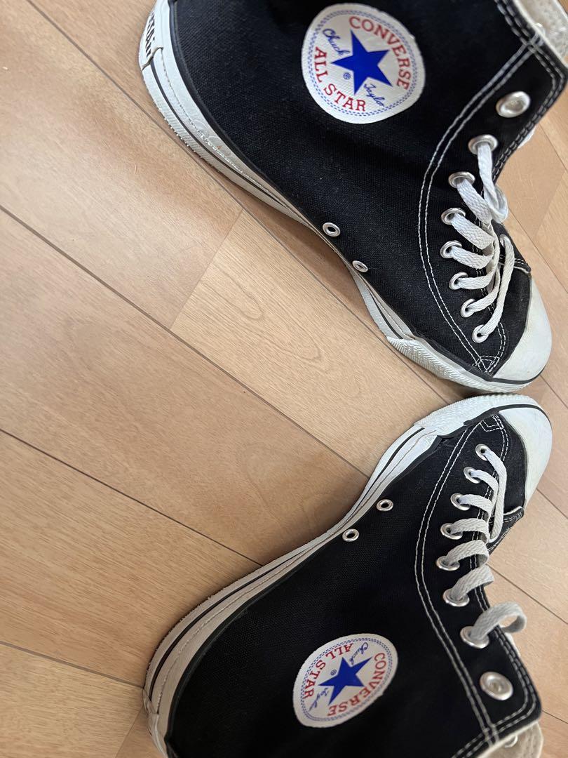 80's CONVERSE ALLSTAR Hi. CUT BLACKコンバース