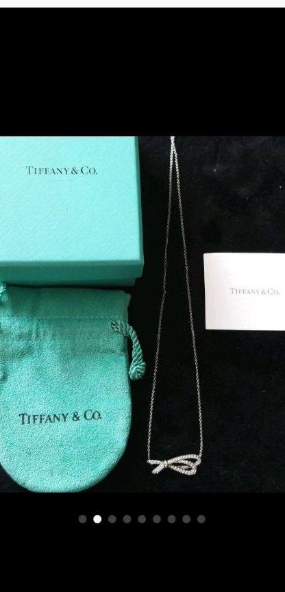 ◆VINTAGE◆【Tiffany & Co】ボウ*スモール*ネックレス Tiffany & Co. - ティファニー Tiffany & Co. ネックレス ボウ