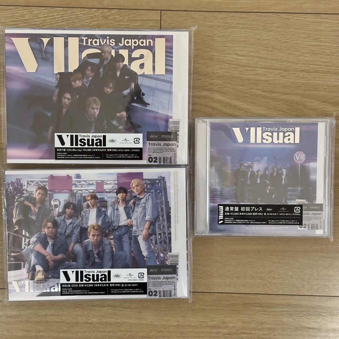 Travis Japan VIIsual セット 3形態同時購入特典付DVDセット》 VIIsual (初回T盤+初回J盤+通常