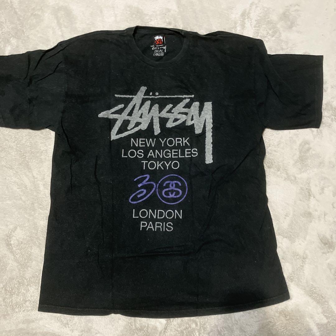 希少 ステューシー STUSSY 30周年記念 ワールドツアー Tシャツ