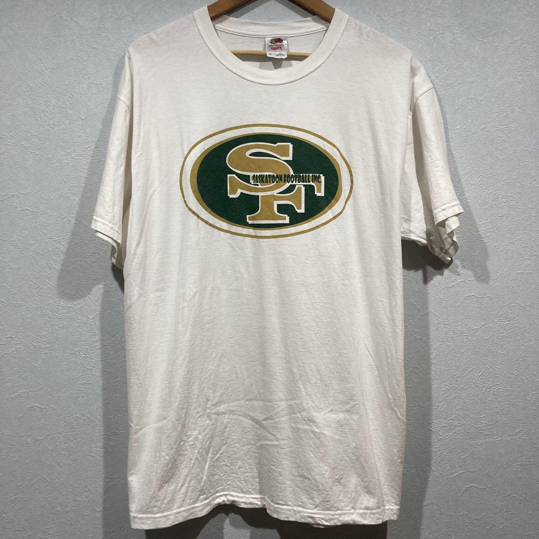 お得な情報満載 サンフランシスコ 49ers NFL ヴィンテージ XL 白 - メルカリ シャツ