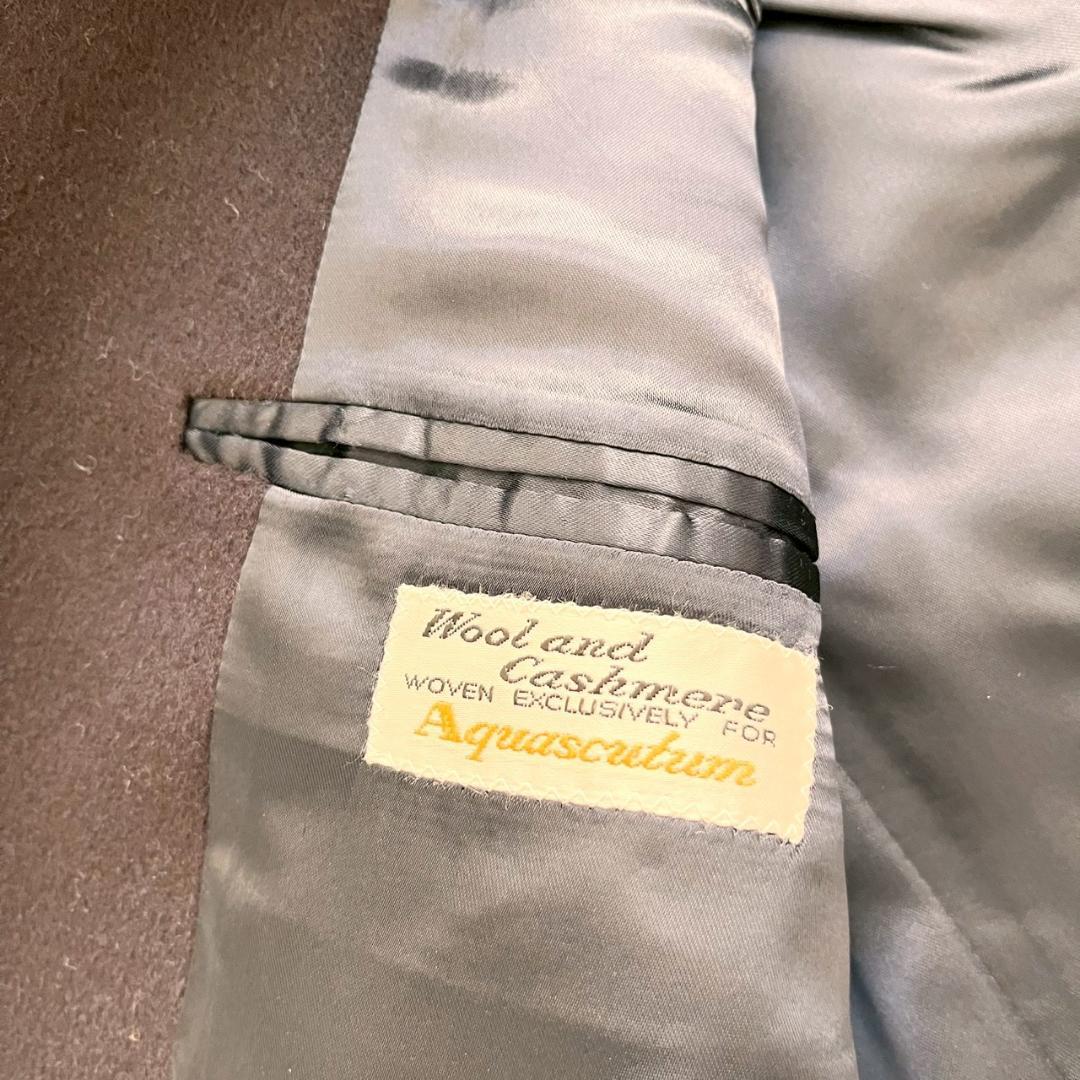 『Aqua scutum』アクアスキュータム チェスターコート ウール カシミヤ 『Aqua scutum』アクアスキュータム チェスターコート ウール カシミヤ