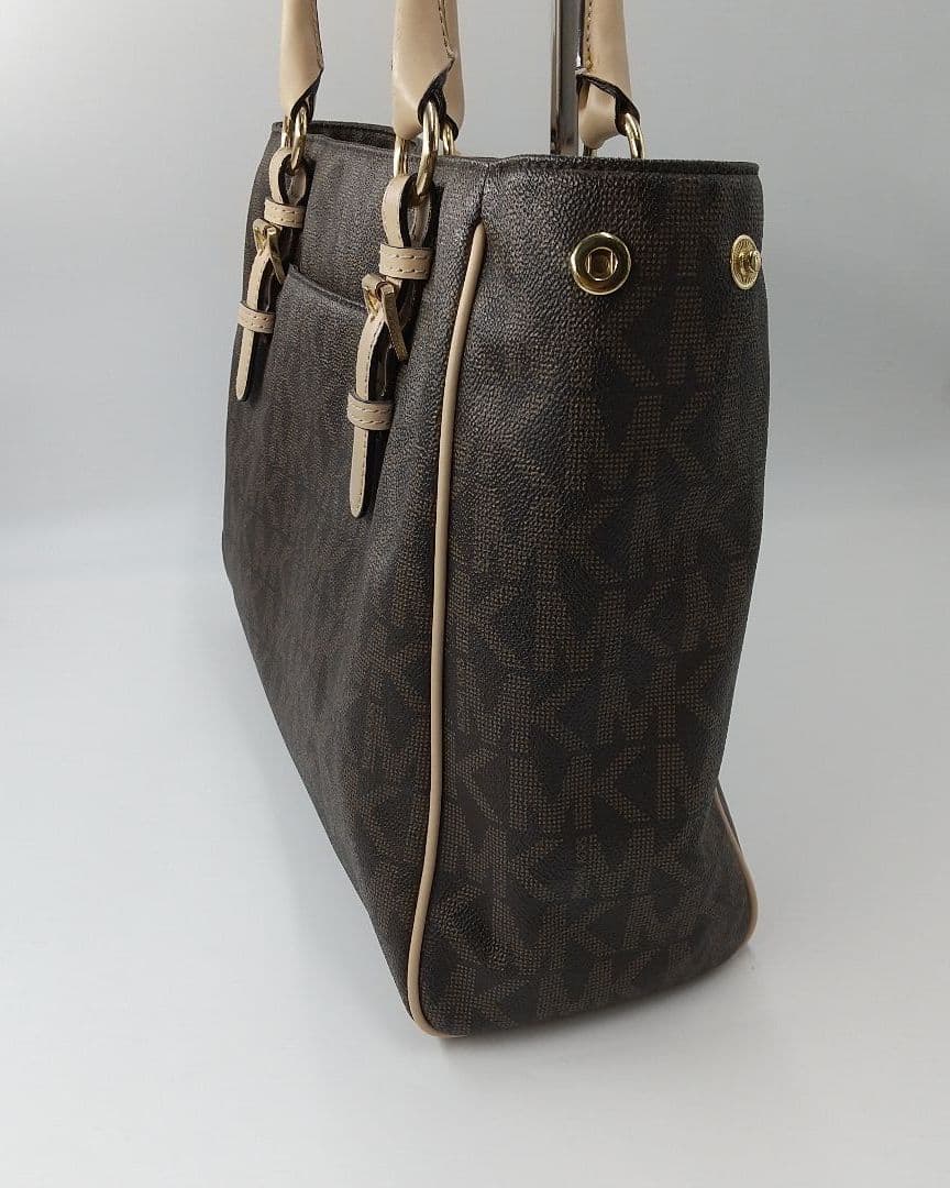 美品✨ MICHAEL KORS トートバッグ 茶 チャーム A4収納可 | theiet.lk