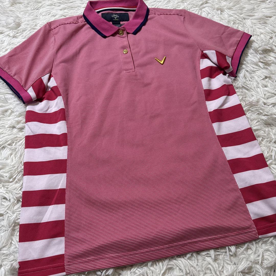 Amazon | [アディダスゴルフ] バイアスストライプ L/S Vネック