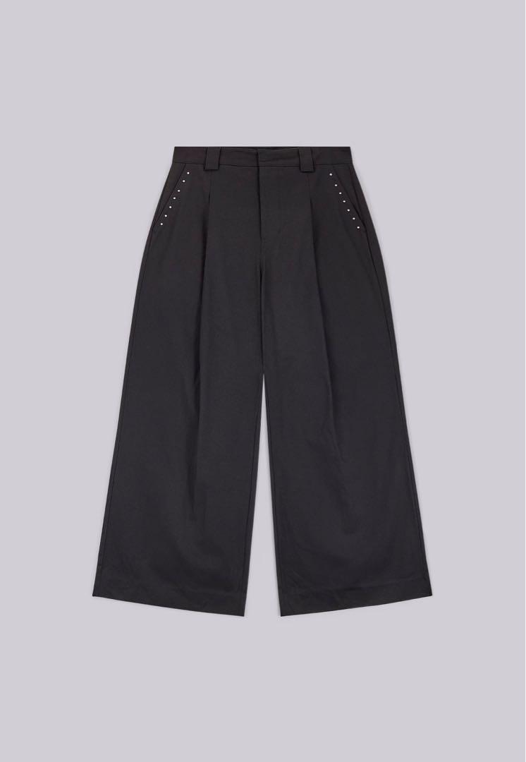 jaded london スタッズ付きブラックゴリアテスーツパンツ