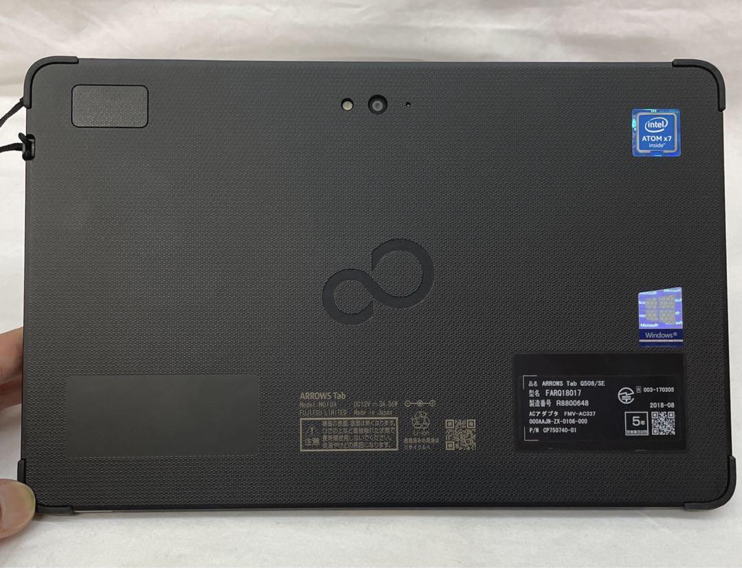 Windowsタブレットアクセサリー Tablet PC ARROWS Tab Q508/SE CPU x7 SSD128GB 美品 #4