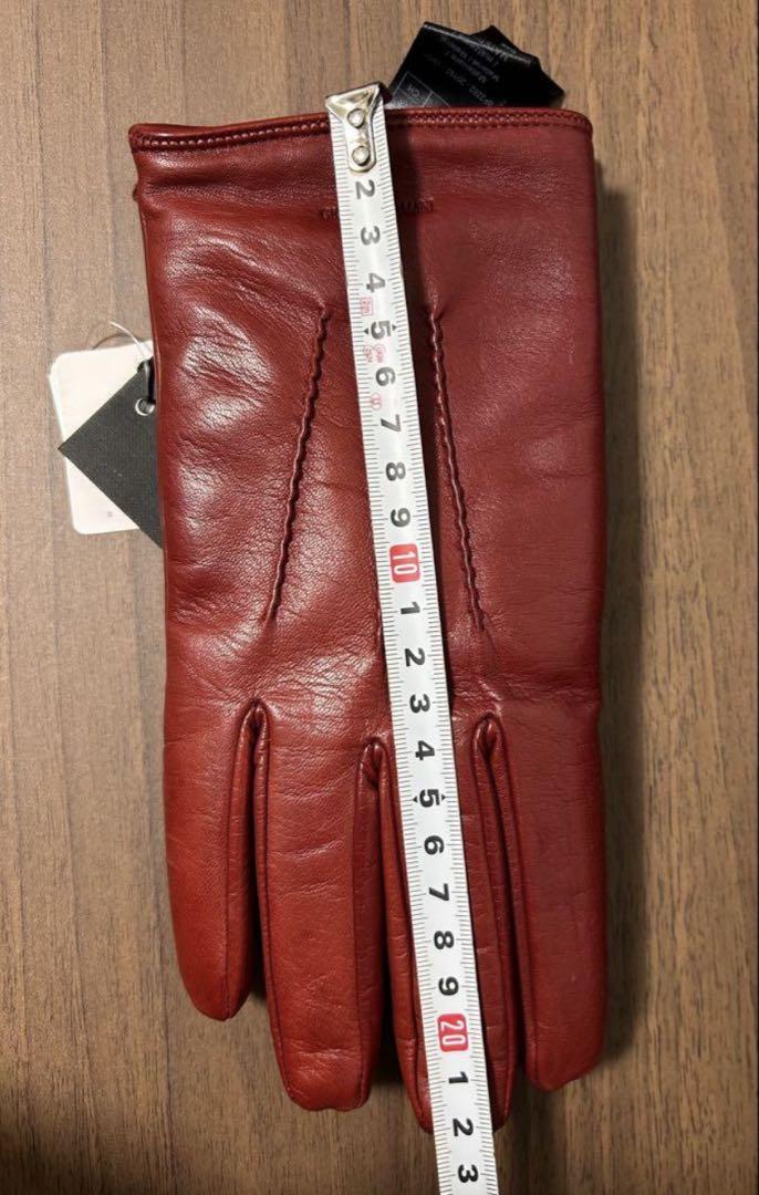 新品 タグ付き 箱付き レザー手袋　Sサイズ