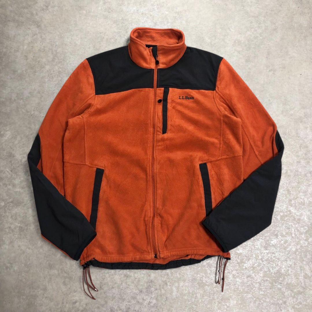 エルエルビーンポーラテックフリースジャケット切り替えデザインドローコード刺繍L・L.L.Bean