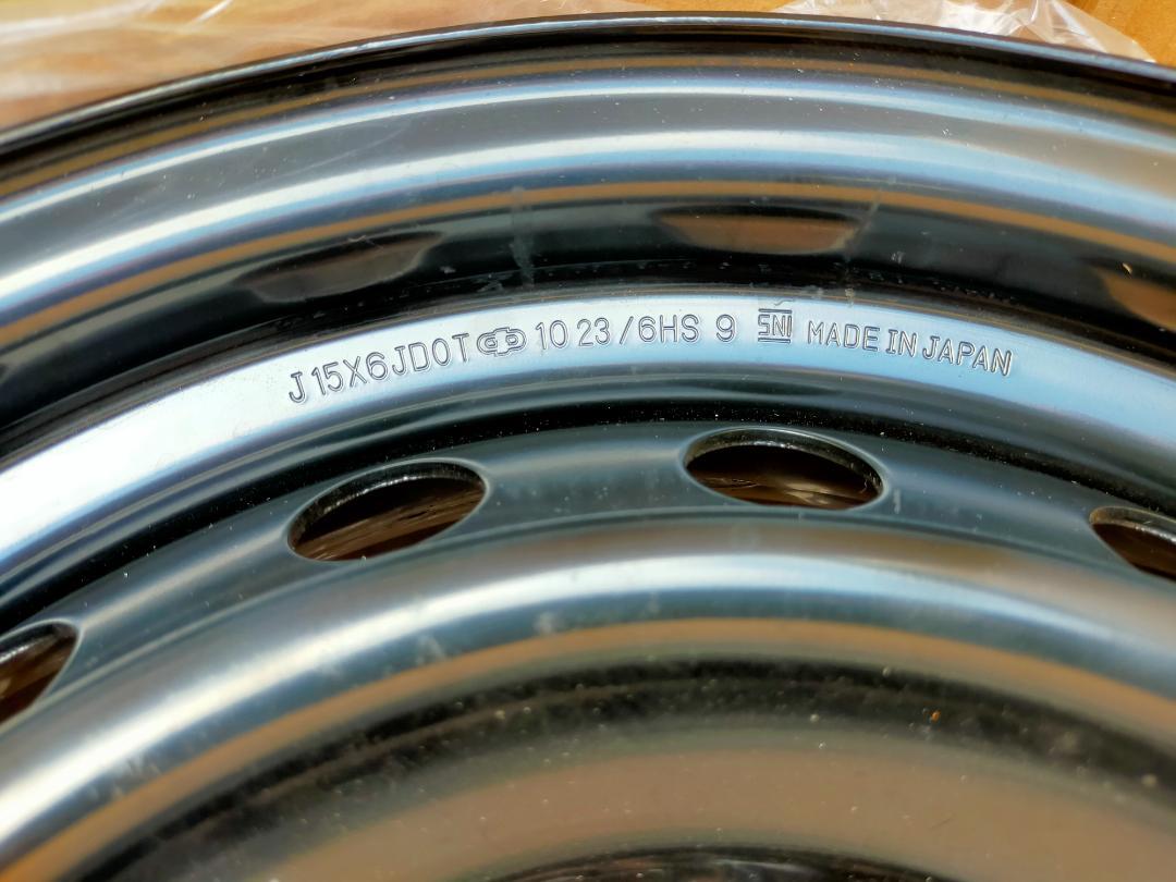 トヨタ 200系 ハイエース 純正スチール ホイール 4本 画像15
