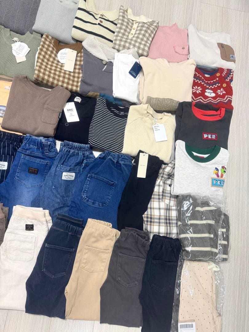 プティマイン他 男の子 秋冬 まとめ売り 40着セット 【120cm】 プティマイン他 男の子 秋冬 まとめ売り 40着セット 【120cm】