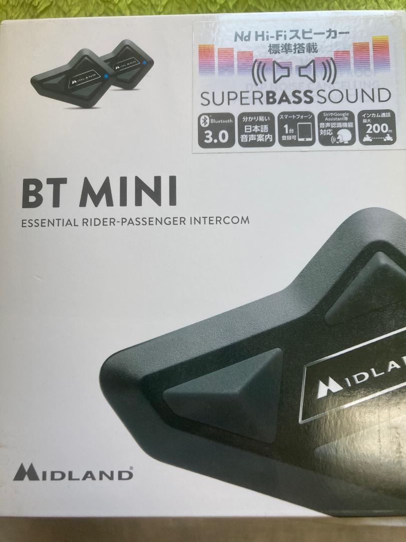 BT MINI MIDLAND インカム　バイク用　ミッドランド