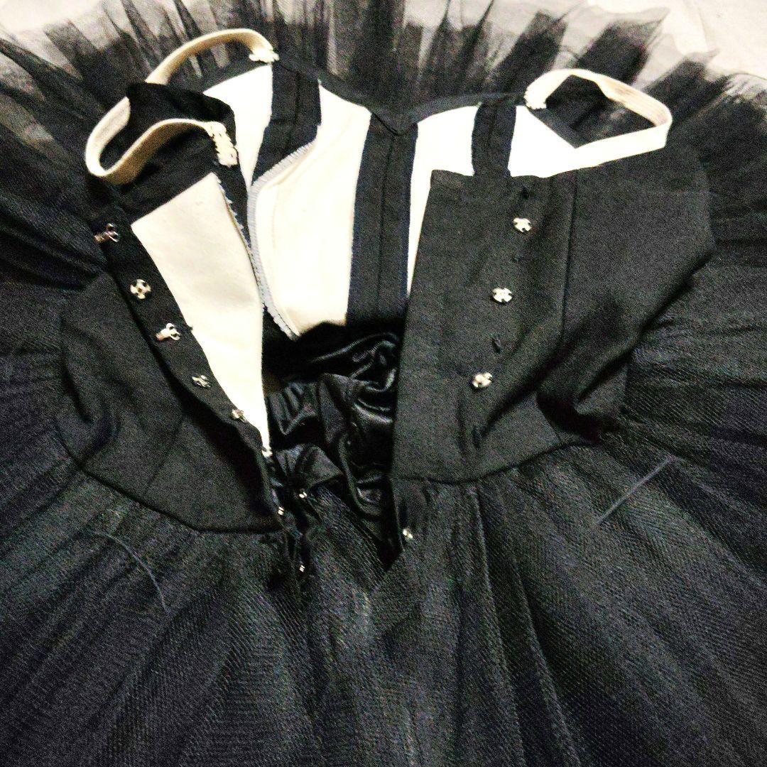 バレエ 訳あり ハンドメイド 黒チュール6段 11〜13才くらい 5着