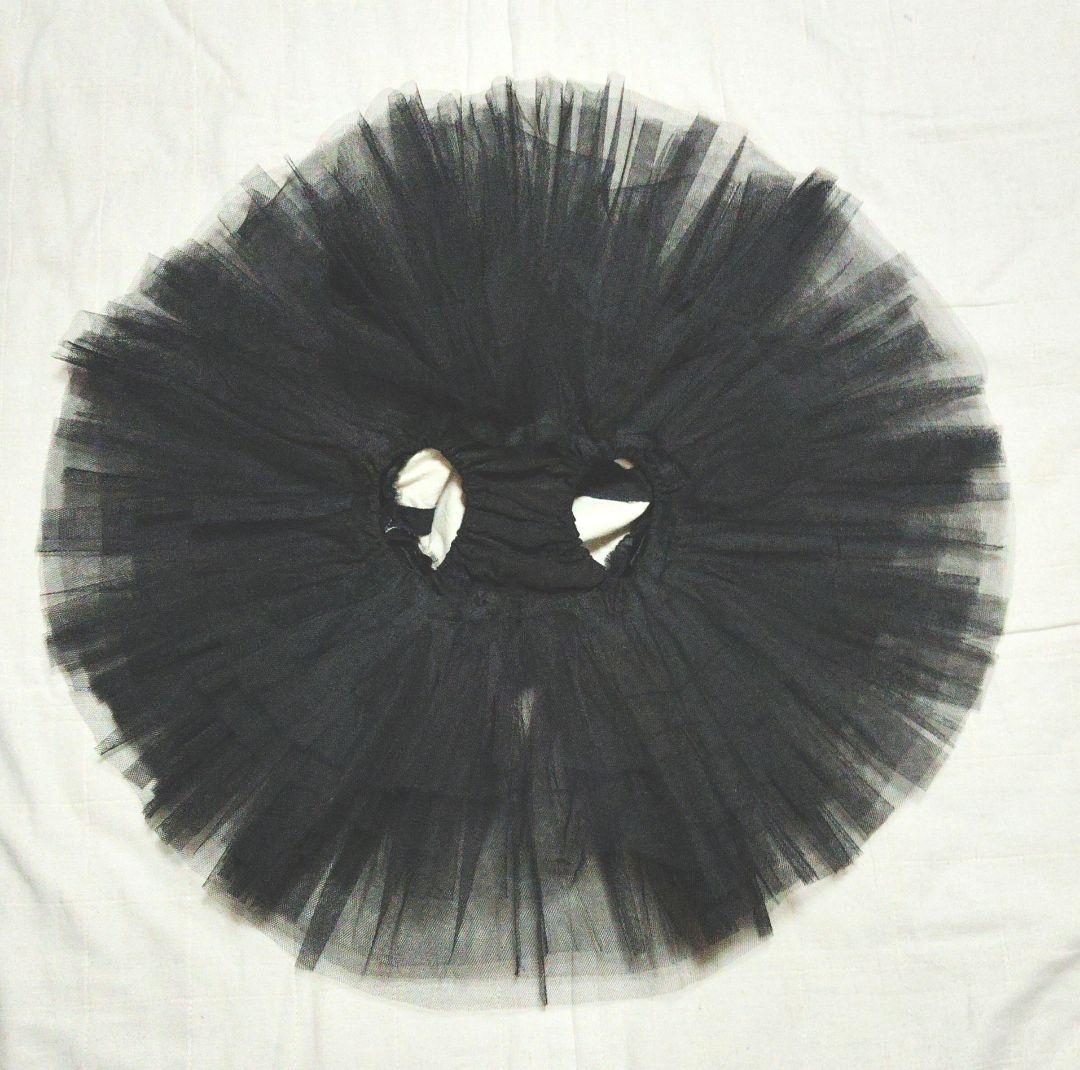 バレエ　訳あり　ハンドメイド 黒チュール６段　10 〜12 才くらい　5着セット バレエ 訳あり ハンドメイド 黒チュール6段 11〜13才くらい 5着