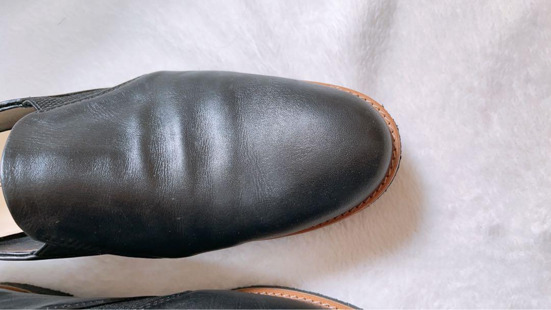 MARGARETHOWELL idea レザー ローファー スリッポンシューズ