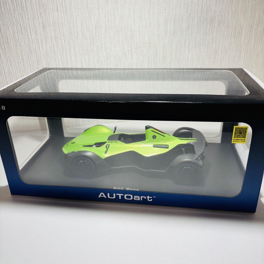 AUTOart BAC MONO 1/18 メタリック グリーンミニカー