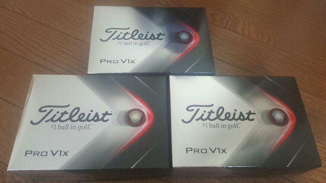 値下げタイトリスト プロV1X 3ダースセット