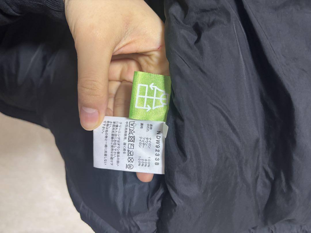 THE NORTH FACE ブラックダウンベスト女性