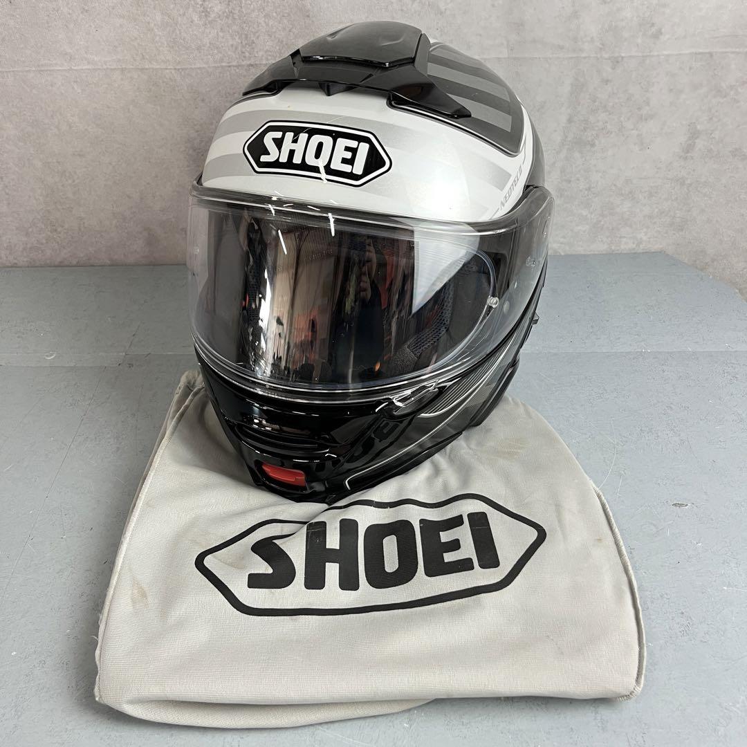 お使い頂けるお品です美品 SHOEI NEOTEC2 インカム付き ヘルメット XXL 63cm