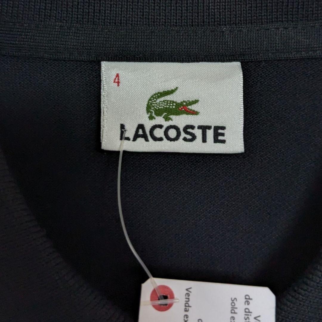 新品！定価17600円 日本製 LACOSTE L-1212 ポロシャツ 黒