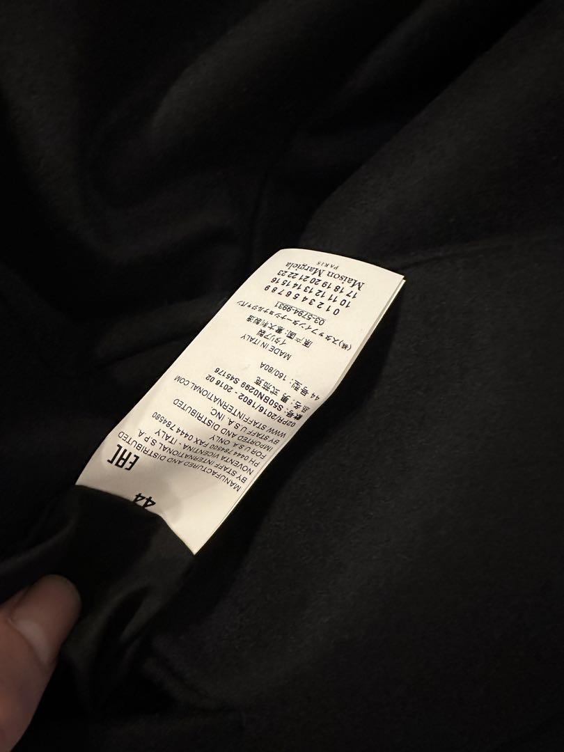 名作 マルジェラ Maison Margiela ノーカラージャケット ウール